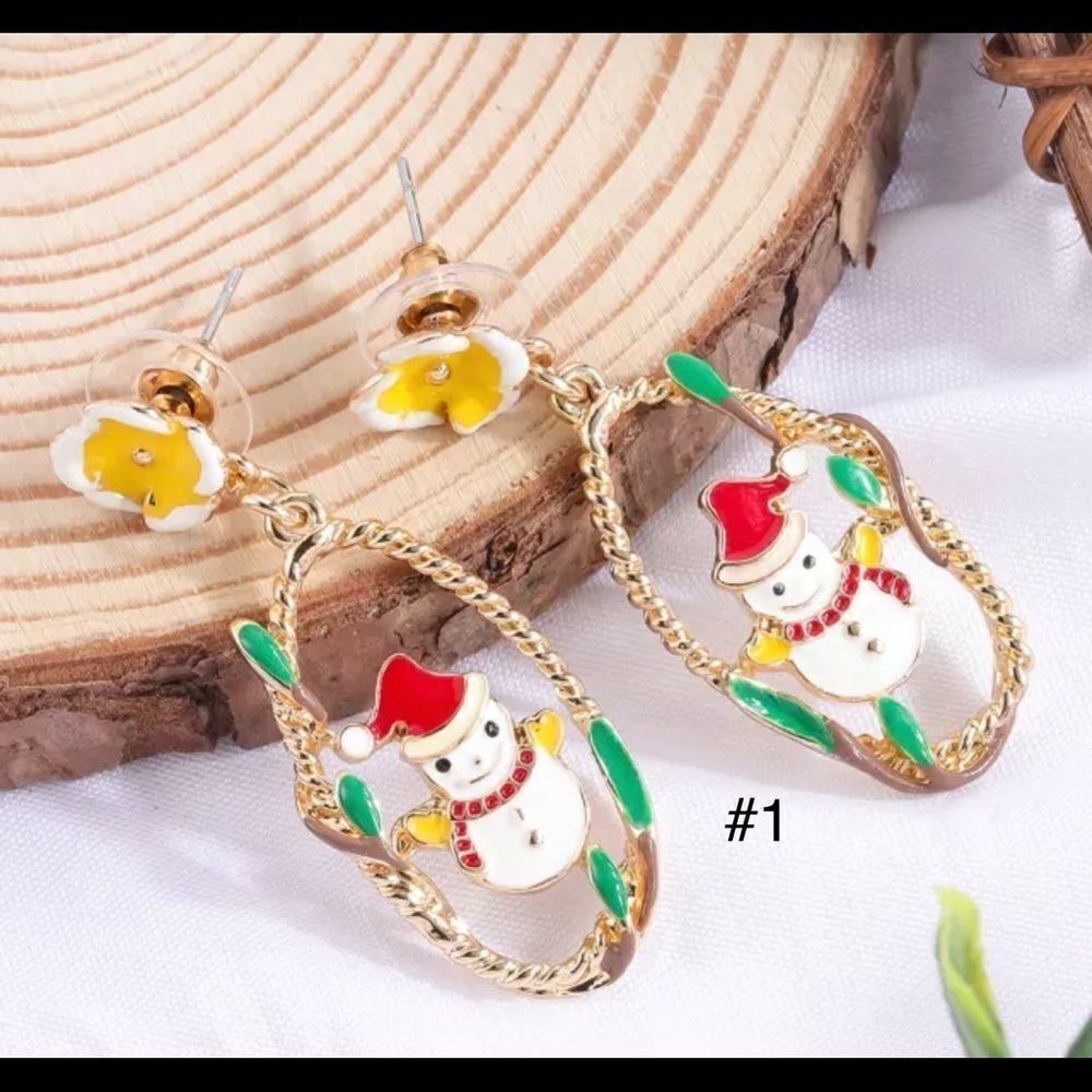 ‎COPY - 🆕🎄 SNOWMAN EARRINGS